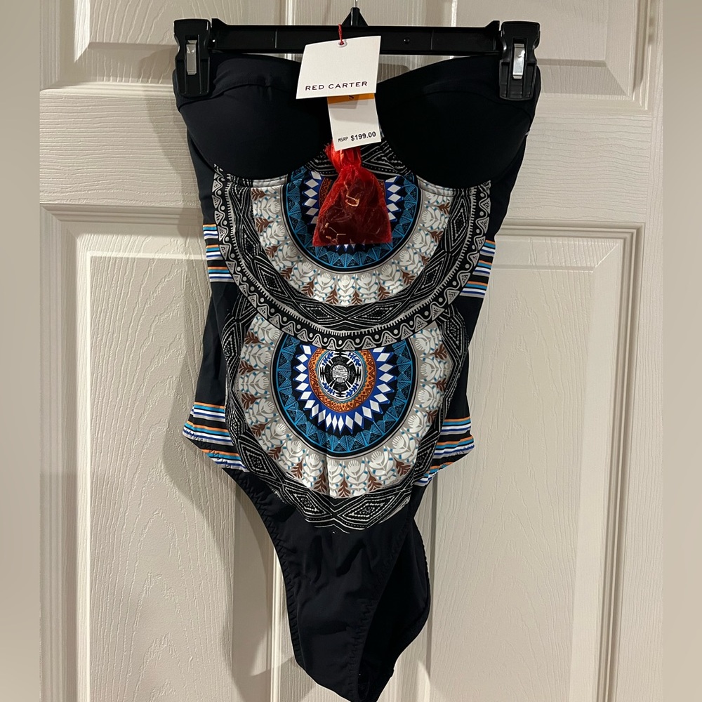 NWT Red Carter 1-piece Swimsuit Multiple Color Sz S/6